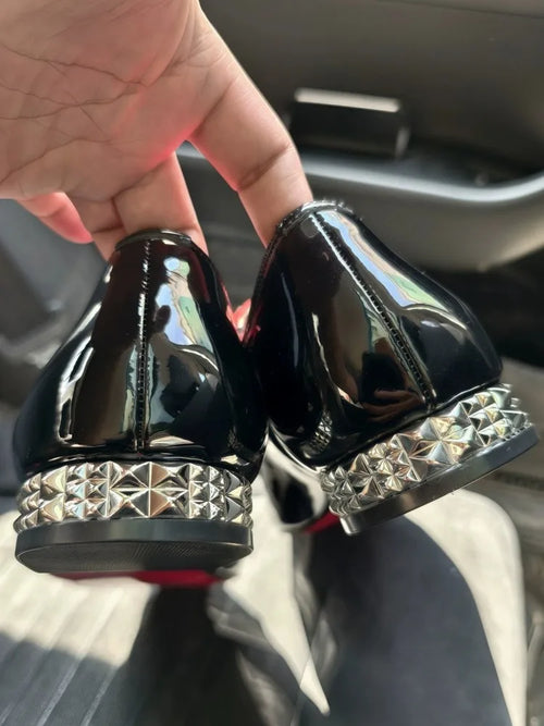 Business Casual Style Comfortable Male Daily Wear Dress Shoes Solid Color Round Toe Low-Heel Lace-Up High Quality Wedding Shoe